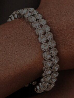 Paparazzi Jewelry Accessories - Megawatt Majesty - Black Bracelet - Vintage